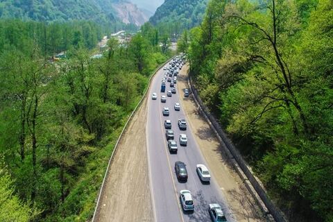 تردد روان در آزاد راه تهران- شمال