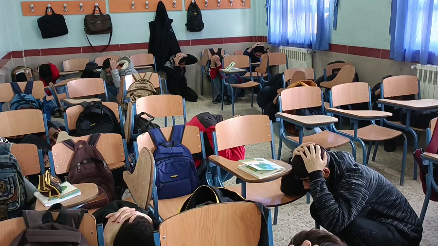 برگزاری مانور زلزله در مدارس آذربایجان شرقی