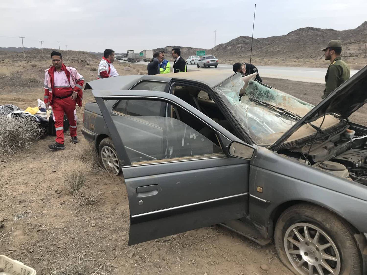 حوادث رانندگی دهمین روز فروردین در سمنان
