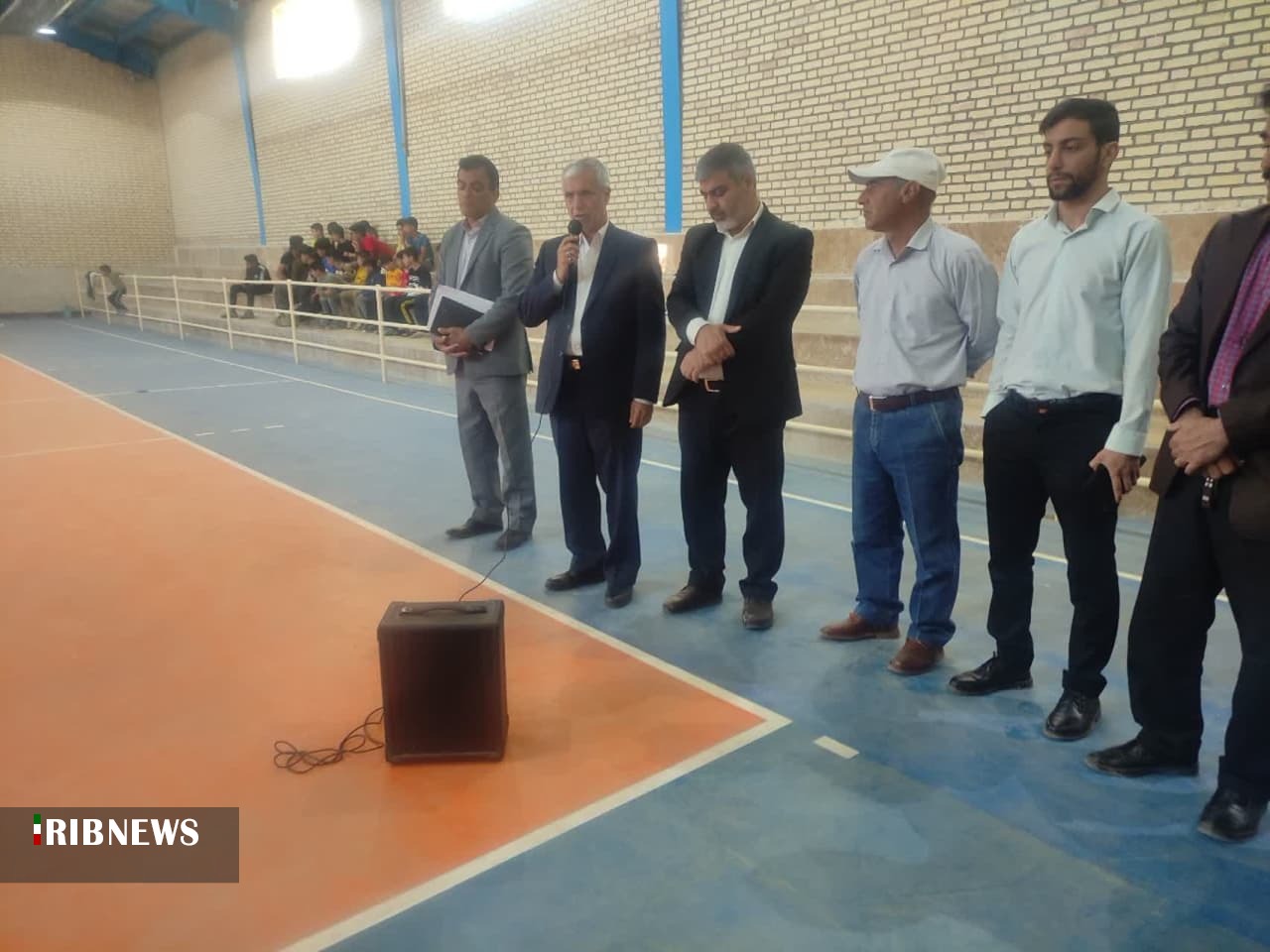 افتتاح  سالن ورزشی شهید امیری روستای چهل حصار اسفراین