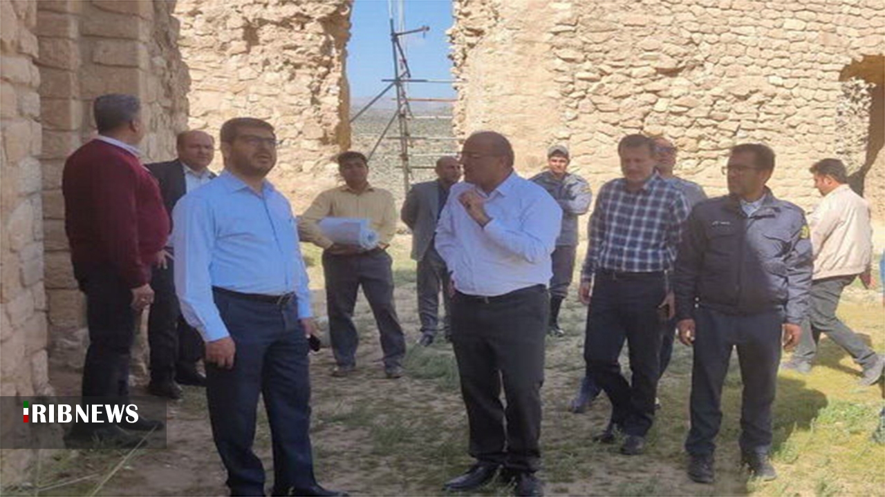 مرمت بنای تاریخی قلعه دختر فیروزآباد