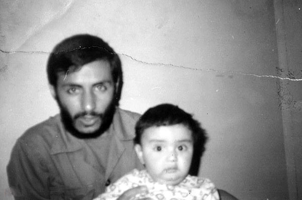 عکس شهید همت و فرزندش عکس شهید همت و فرزندش