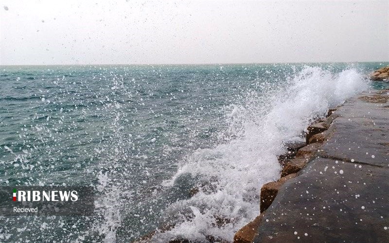 بیشینه سرعت باد به بیش از ۵۰ کیلومتر در مناطق دریایی کیش