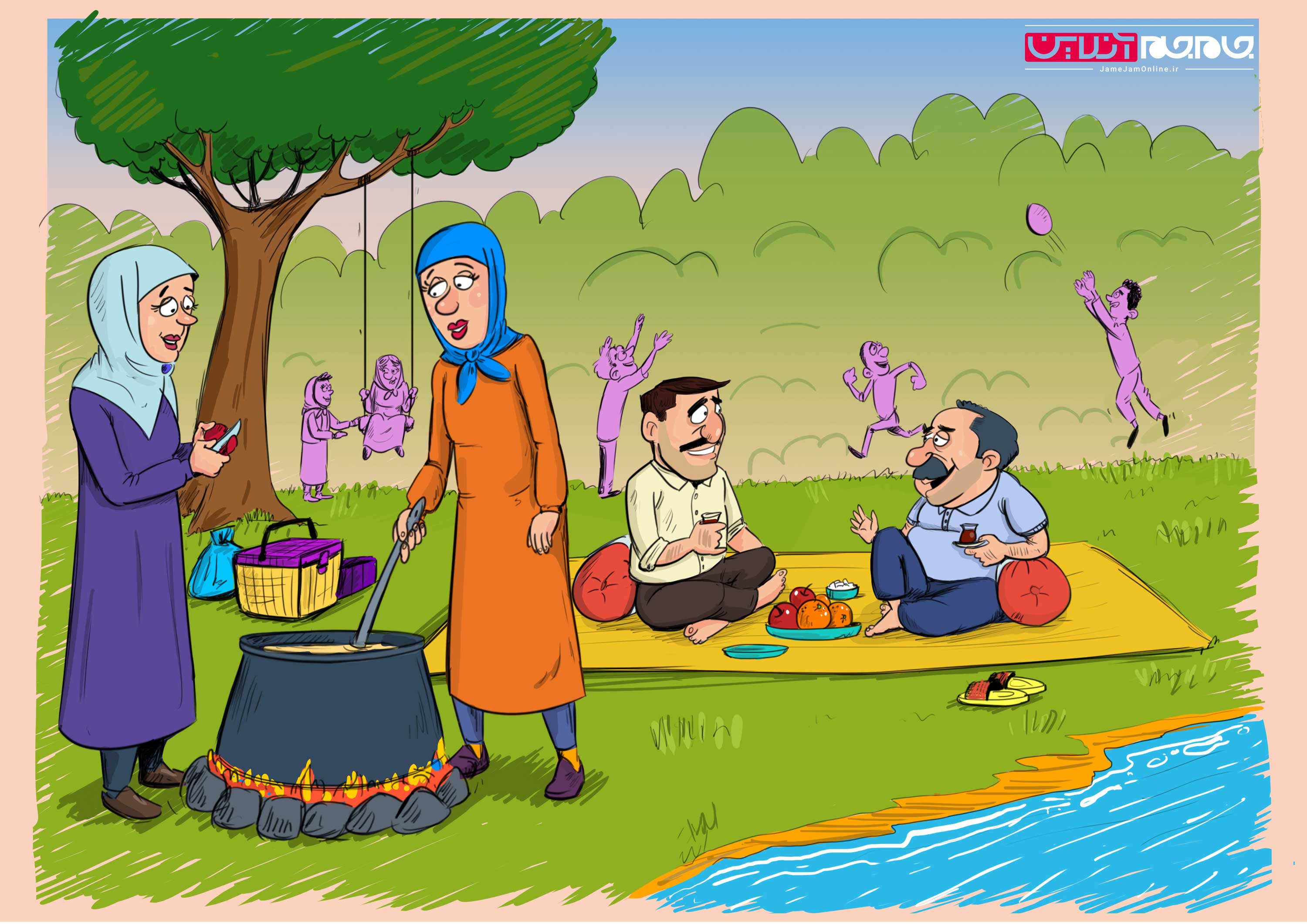 «سیزده‌بدر» در جهان