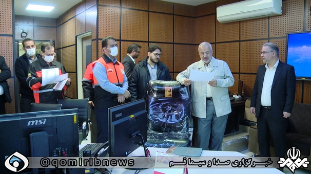 بازدید استاندار از مرکز کنترل راهداری و پلیس راهور قم
