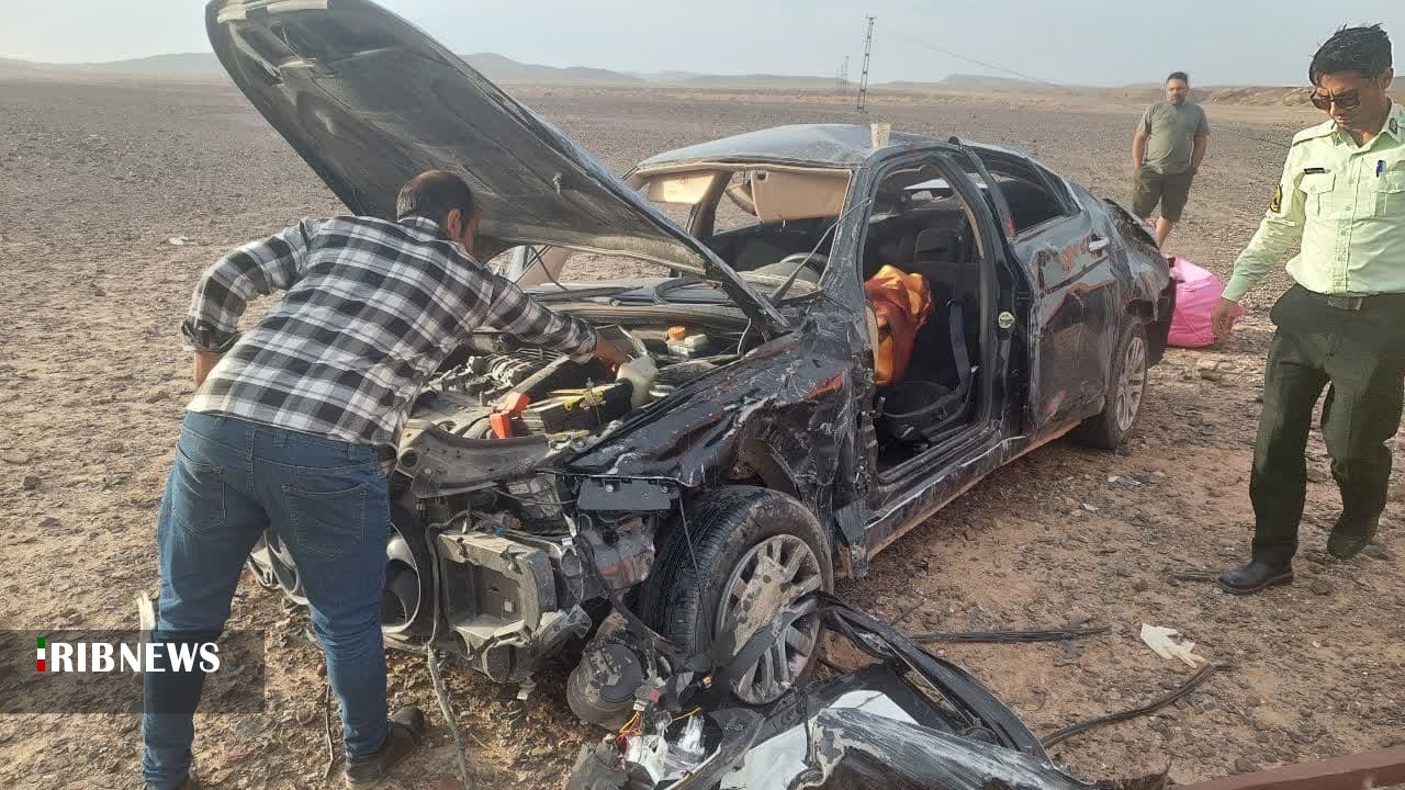 یک کشته و دو زخمی در واژگونی سواری دنا در طبس