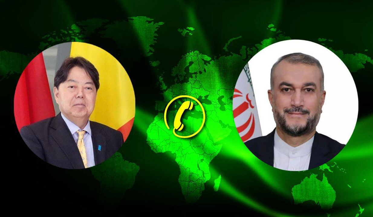 گفت‌وگوی تلفنی وزرای خارجه ایران و ژاپن