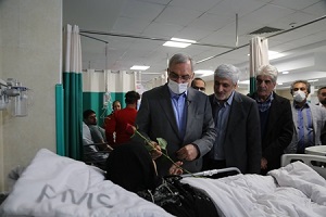 دکتر عین‌اللهی از بیمارستان فیروزآبادی شهر ری سرزده بازدید کرد