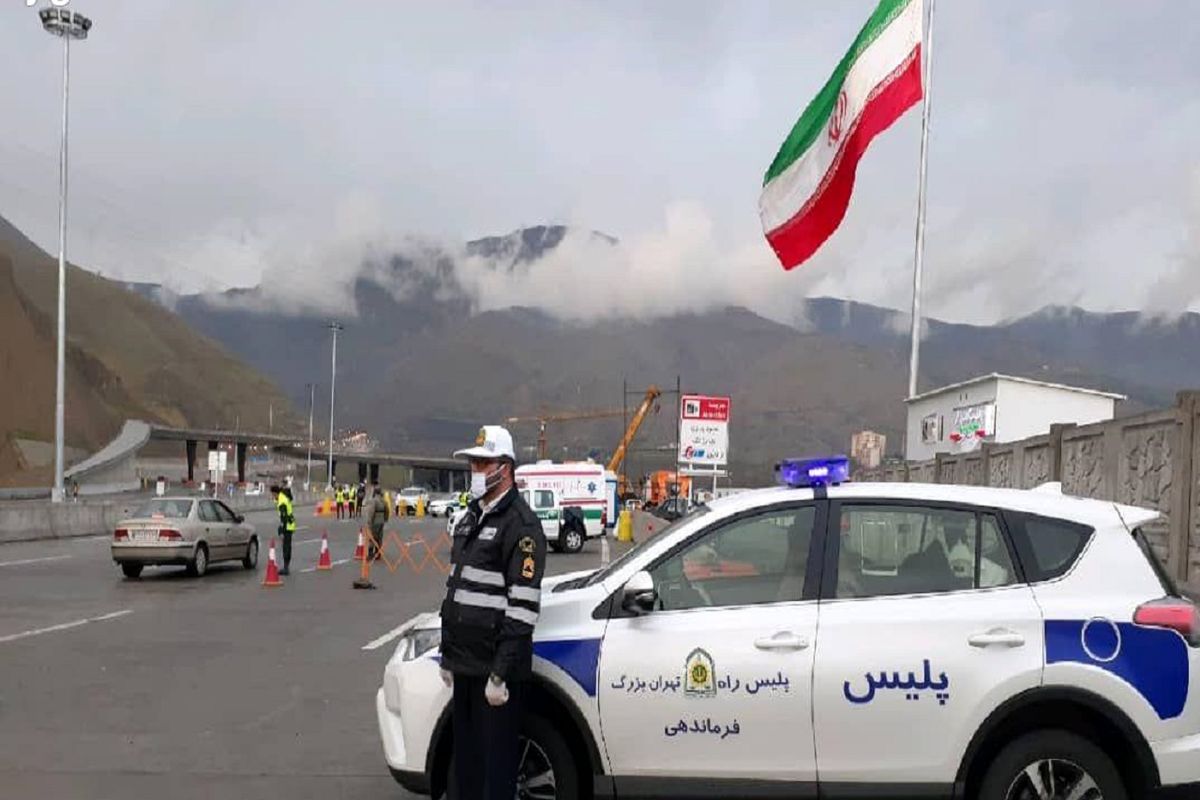 همکاری مردم با پلیس راهور در طرح نوروزی
