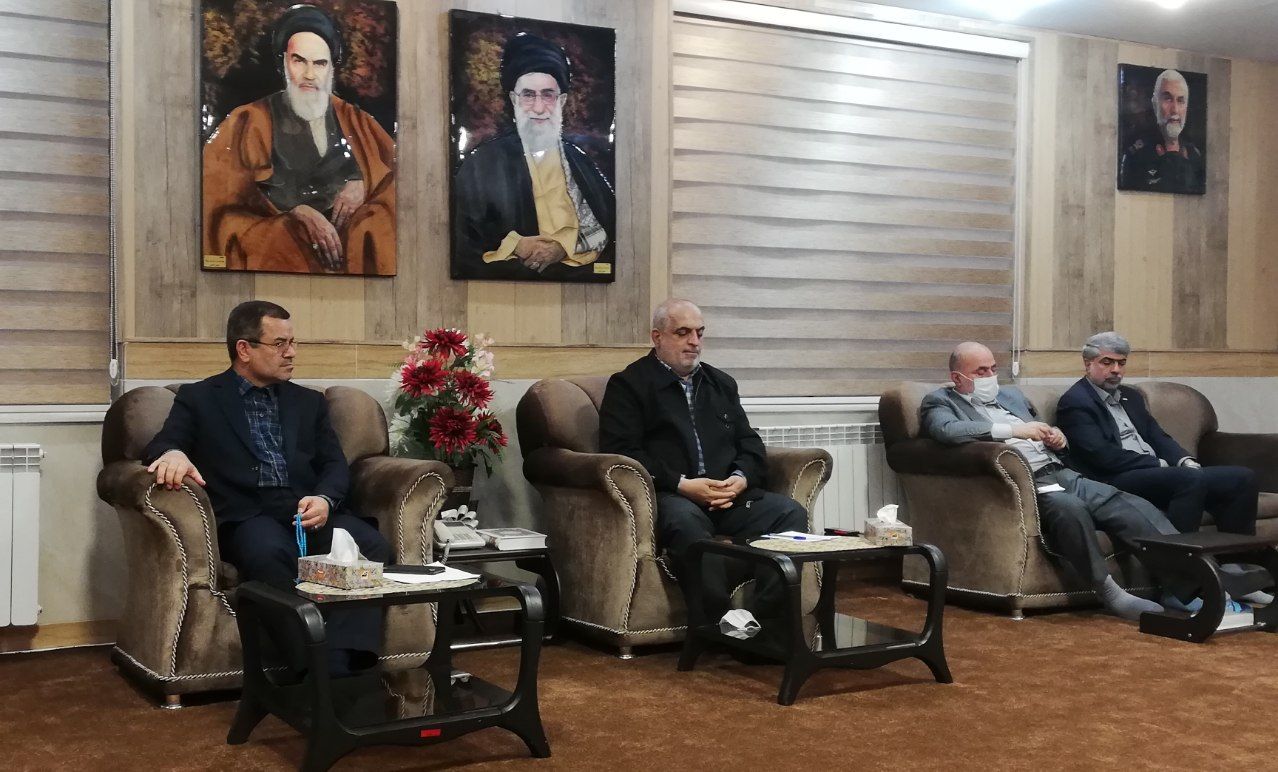 دیدارعیدانه نمایندگان با نماینده ولی فقیه در گیلان ، استاندار و فرمانده سپاه قدس استان