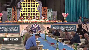 جمع خوانی قرآن در حسینیه ثار الله خرم آباد