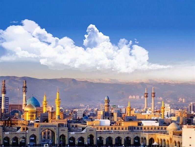 هوای پاک مشهد پس از یک روز بارش باران / ۹ فروردین