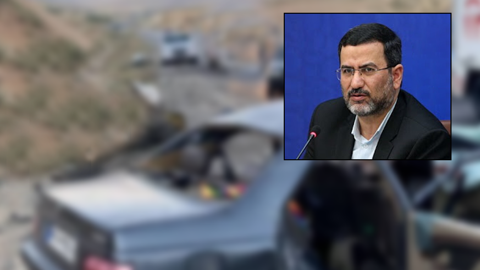 معاون وزیر صلح در تصادف جاده ای مجروح شد