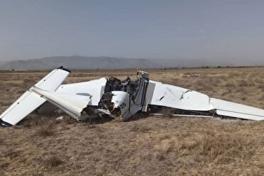 لاشه هواپیمای آموزشی در روستای وشکین پیدا شد