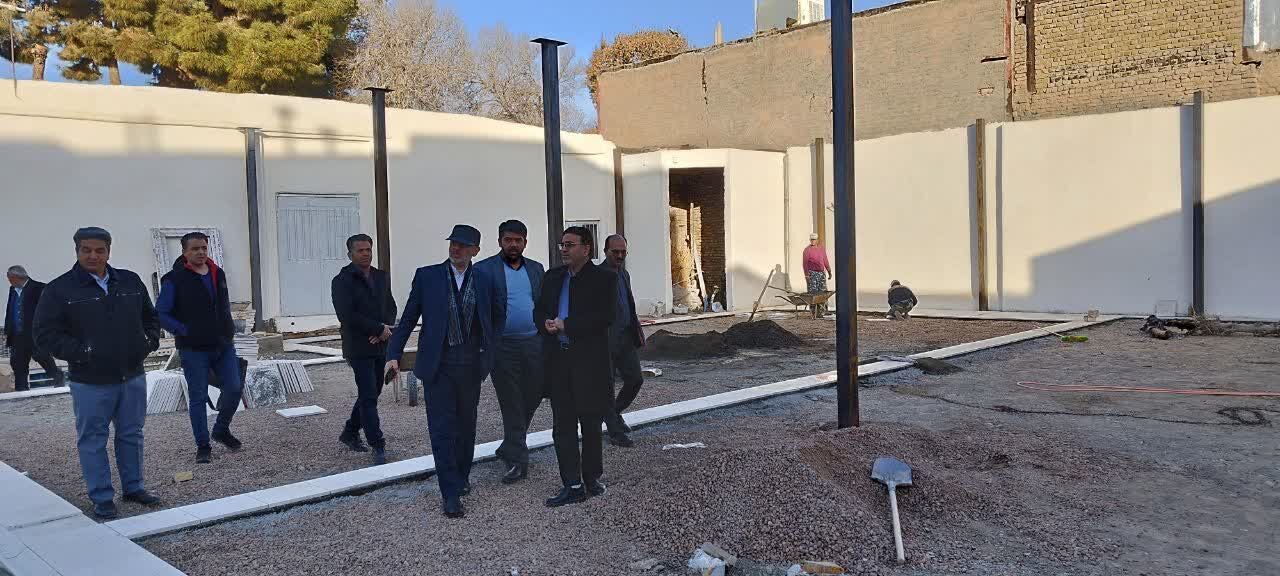 ساخت بازارچه عرضه تولیدات صنایع دستی تربتحیدریه آغاز شد ساخت بازارچه عرضه تولیدات صنایع دستی تربتحیدریه آغاز شد