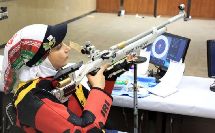 بانوی ورزشکار زنجانی در اردوی تیم ملی پاراتیراندازی