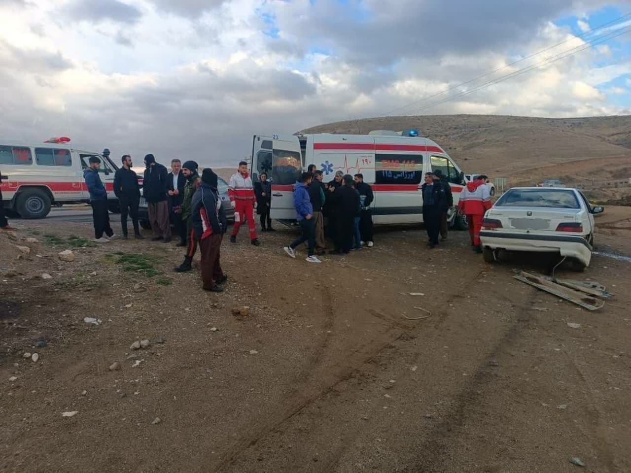 ۴ مصدوم در سانحه رانندگی درجاده بوکان به میاندوآب
