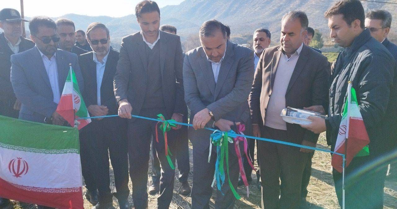 افتتاح و کلنگ زنی طرح‌های دهه فجر در بدره