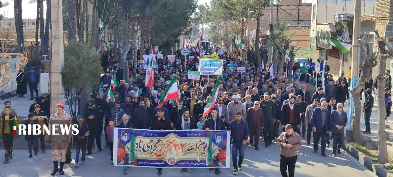 ثبت جلوه‌هایی از خلق حماسه‌ای دیگر مردم خراسان شمالی در راهپیمایی ۲۲ بهمن