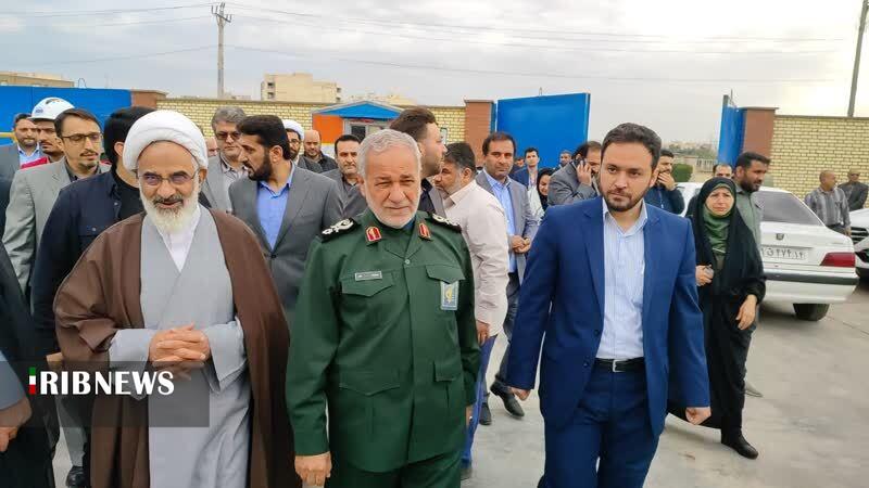بازدید نماینده ولی فقیه در سپاه پاسداران انقلاب اسلامی از طرح‌های درحال اجرا در اهواز