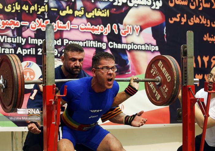 مازندران قهرمان مسابقات پاورلیفتینگ نابینایان کشور