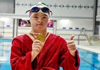 شناگر سندرم داون مهابادی به المپیک برلین می رود شناگر سندرم داون مهابادی به المپیک برلین می رود