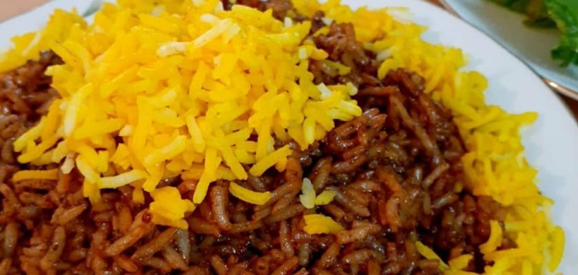 طرز تهیه سیاه پلو غذای گیلانی که ثبت ملی شده