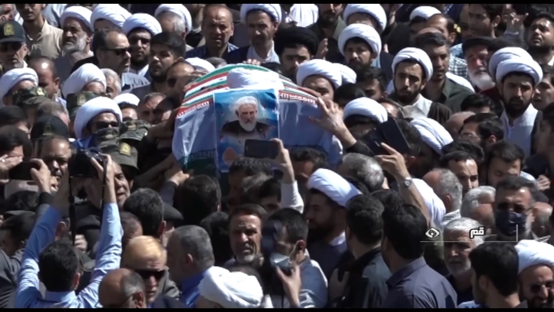 تشییع پیکر شهید آیت الله سلیمانی در قم