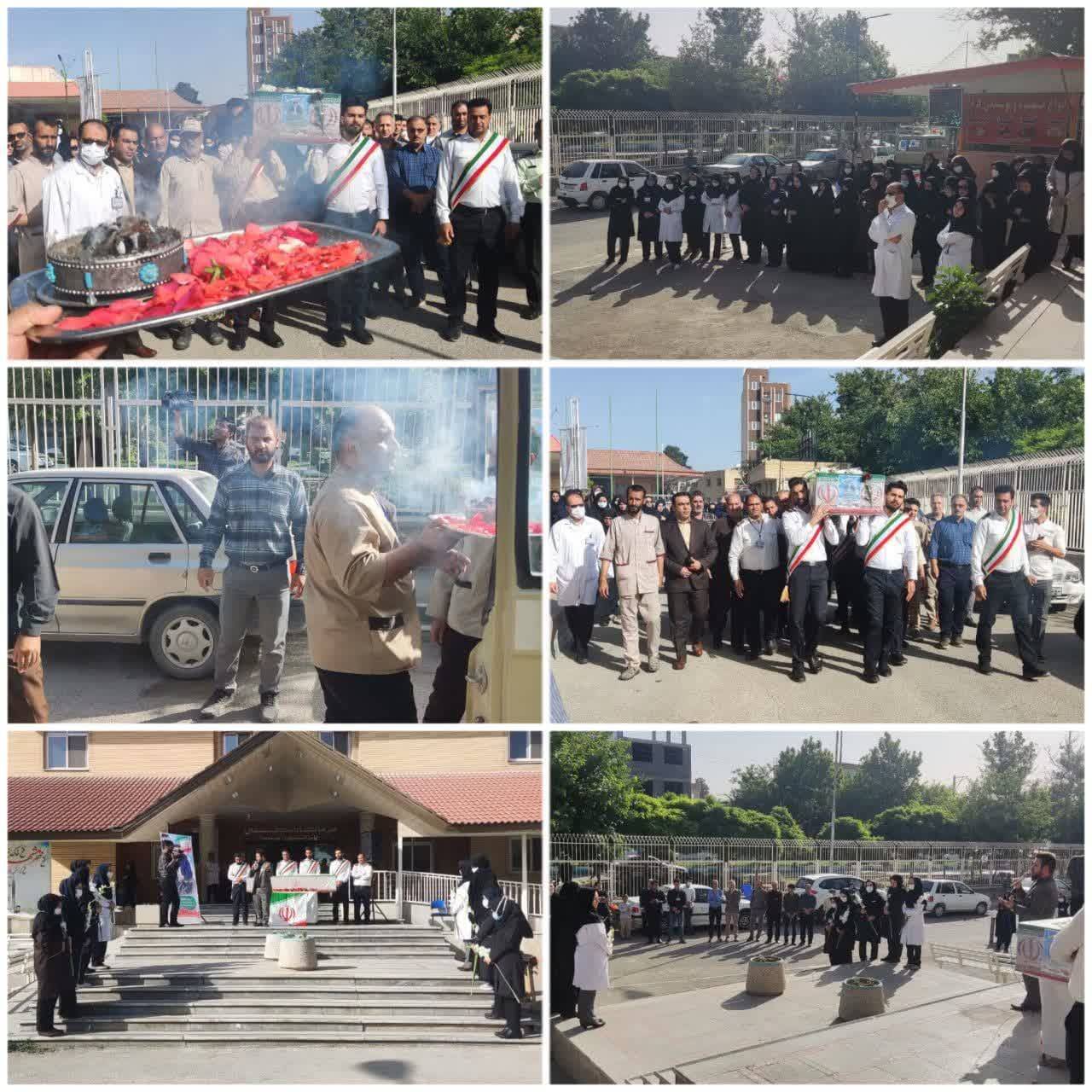 تشییع و خاکسپاری شهید حسینعلی کریمی