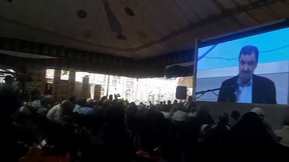 جانبازان شیمیایی بر مزار حاج قاسم سلیمانی