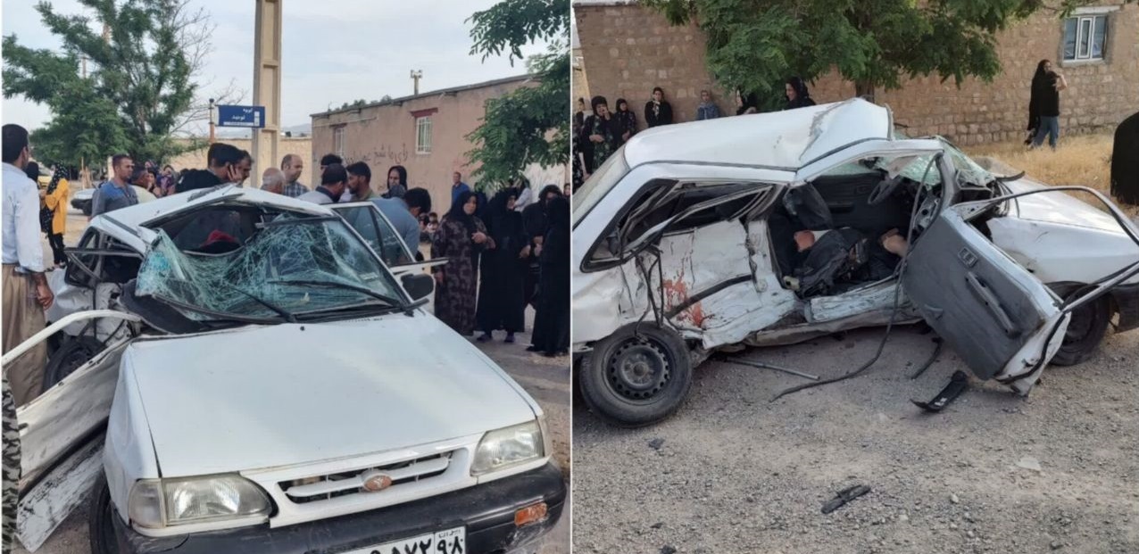 بی احتیاطی راننده پراید ۳ کشته و۵ زخمی برجا گذاشت 