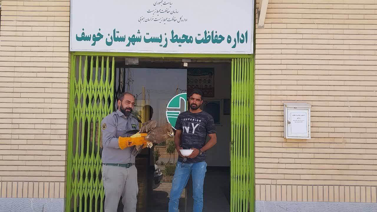 بازگشت مهمانی از سیبری، به آغوش طبیعت در شهرستان خوسف