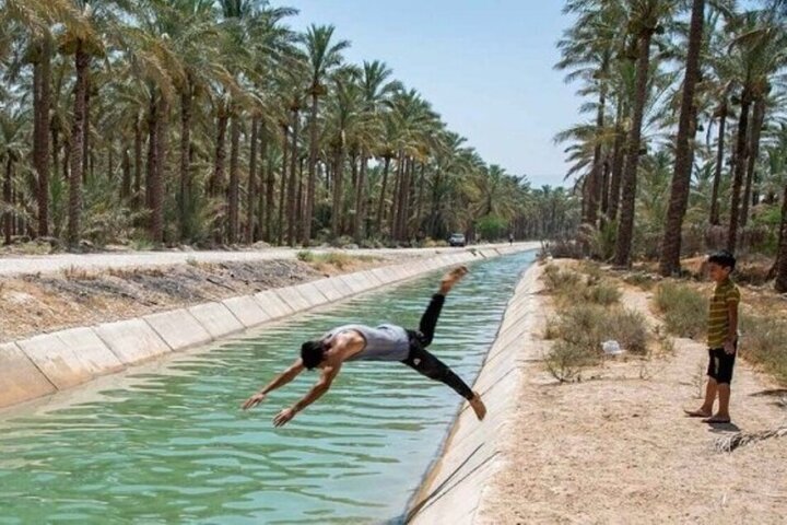 ممنوعیت شنا در تاسیسات آبی تنگستان