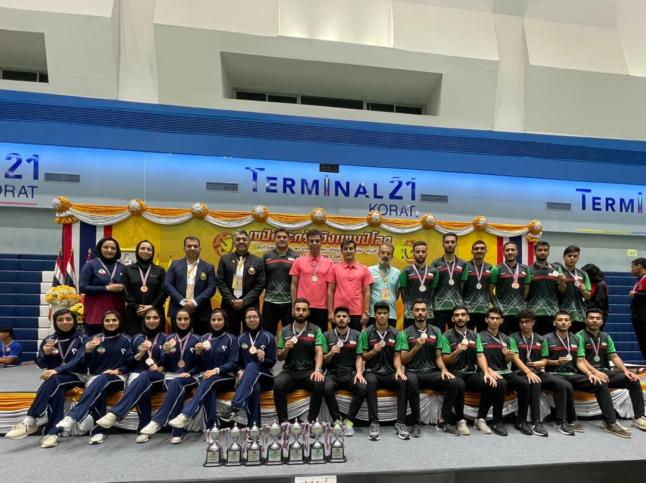 سه مدال نقره و 4 برنز حاصل کار ملی پوشان سپک تاکرا در مسابقات جهانی تایلند