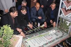 ادای احترام سردار رادان به سید الشهدای مقاومت در کرمان