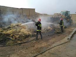 مهار به موقع آتش در واحدگاوداری مهریز مهار به موقع آتش در واحدگاوداری مهریز