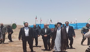 بازدید ازطرح انتقال اب خلیج فارس به رفسنجان وکرمان