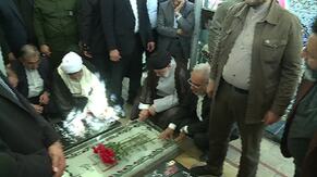 ادای احترام رئیس جمهور به شهید سلیمانی