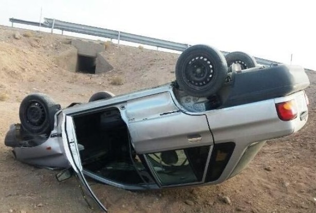 ۶ مصدوم، نتیجه واژگونی پراید در جاده مشهد - باغچه ۶ مصدوم، نتیجه واژگونی پراید در جاده مشهد - باغچه