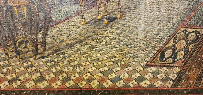 کشف کاشی‌های گمشده کاخ گلستان