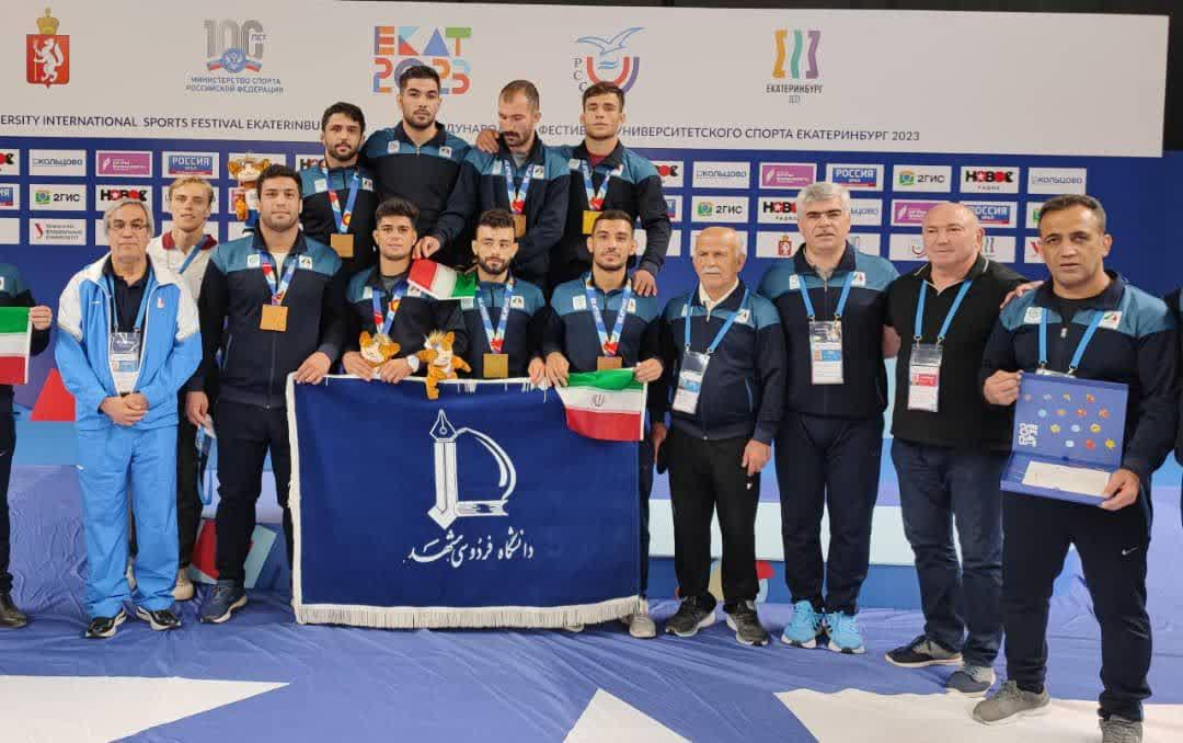 نایب قهرمانی کشتی فرنگی دانشجویان ایران در روسیه نایب قهرمانی کشتی فرنگی دانشجویان ایران در روسیه