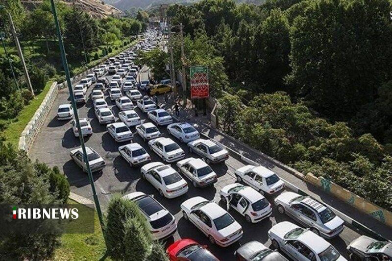 ترافیک شدید در محورهای شمالی