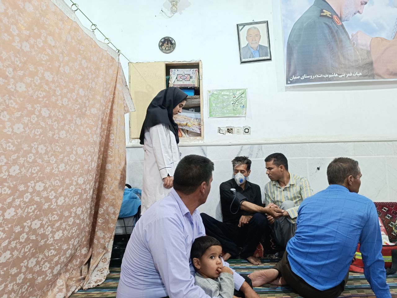 ارائه خدمات بهداشتی و درمانی به ۶۱۰ زائر رضوی در فیروزه