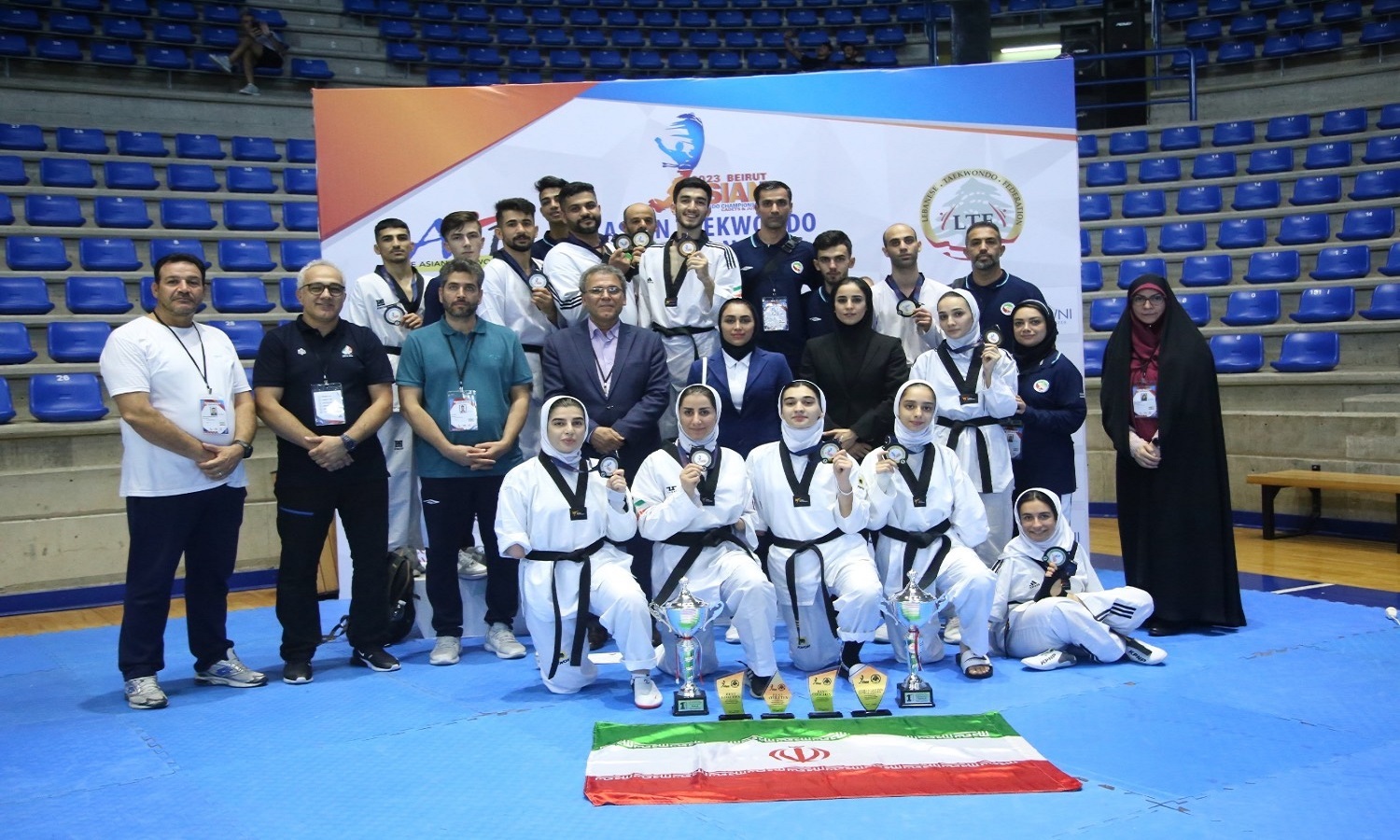پاراتکواندوکاران ایران بر بام آسیا ایستادند پاراتکواندوکاران ایران بر بام آسیا ایستادند