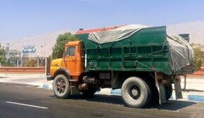 ساماندهی کامیونها در جیرفت