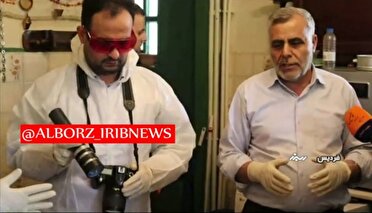 حضور کارآگاهان در صحنه قتل داریوش مهرجویی