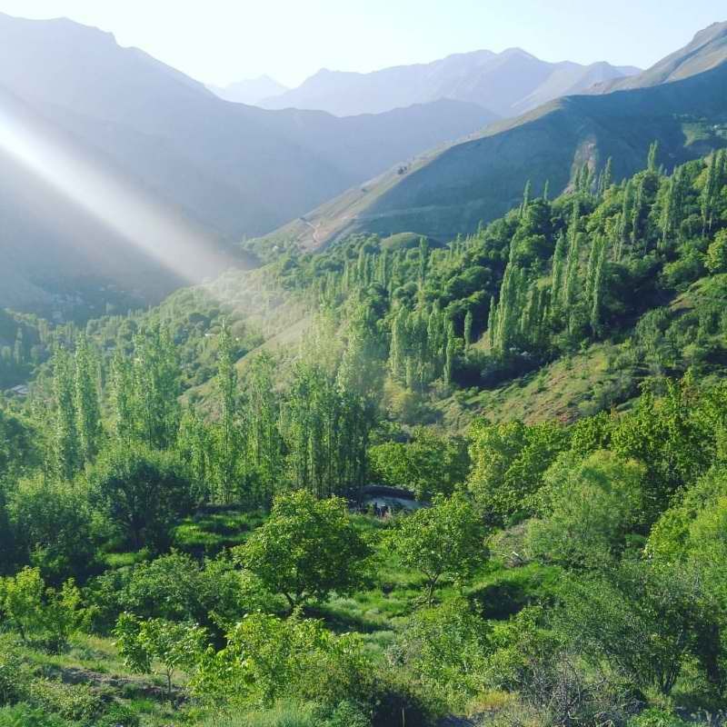 روستای کلوان بهشتی زیبا در نزدیکی البرز