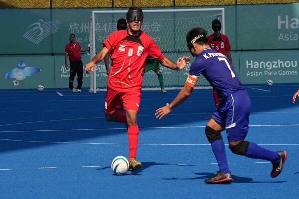 ­صعود تیم ملی فوتبال نابینایان ایران به دیدار پایانی