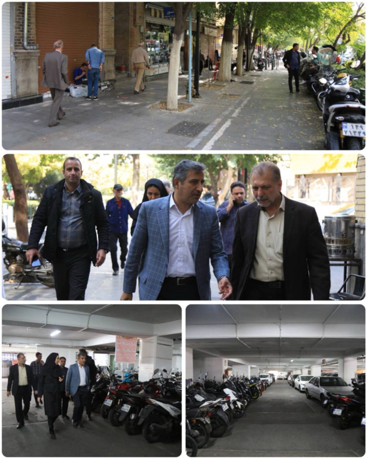 ساماندهی معابر ورودی بازار تهران در خیابان ۱۵ خرداد