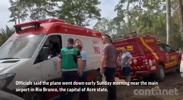 ۱۲ نفر در سقوط هواپیما در آمازون برزیل جان باختند